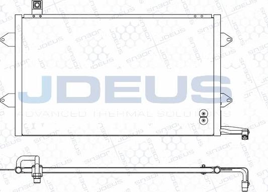 Jdeus M-7300360 - Condensatore, Climatizzatore autozon.pro