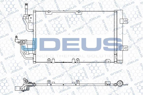 Jdeus M-7200980 - Condensatore, Climatizzatore autozon.pro