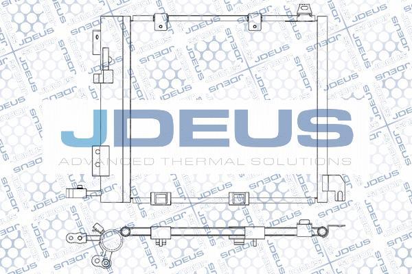 Jdeus M-7200780 - Condensatore, Climatizzatore autozon.pro