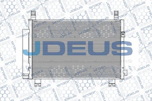 Jdeus M-7280120 - Condensatore, Climatizzatore autozon.pro