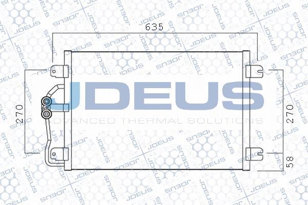 Jdeus M-7230600 - Condensatore, Climatizzatore autozon.pro