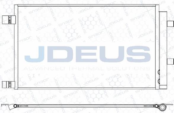 Jdeus M-7231460 - Condensatore, Climatizzatore autozon.pro