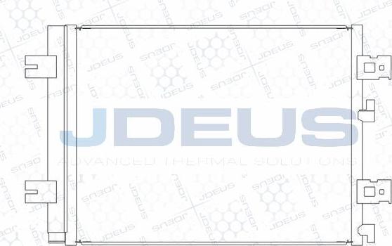 Jdeus M-7231050 - Condensatore, Climatizzatore autozon.pro