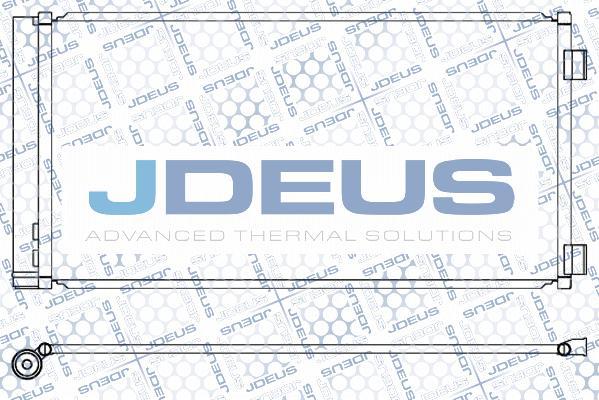 Jdeus M-7700040 - Condensatore, Climatizzatore autozon.pro