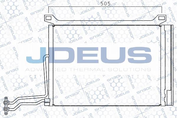 Jdeus M-7700020 - Condensatore, Climatizzatore autozon.pro