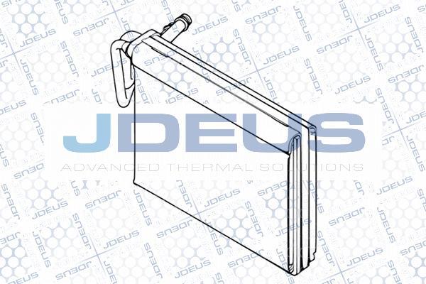 Jdeus RA9050680 - Evaporatore, Climatizzatore autozon.pro