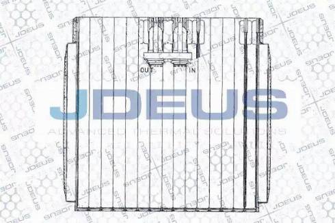 Jdeus RA9110340 - Evaporatore, Climatizzatore autozon.pro