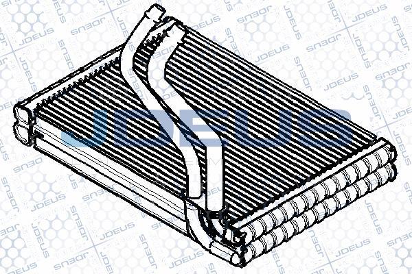 Jdeus RA9111150 - Evaporatore, Climatizzatore autozon.pro