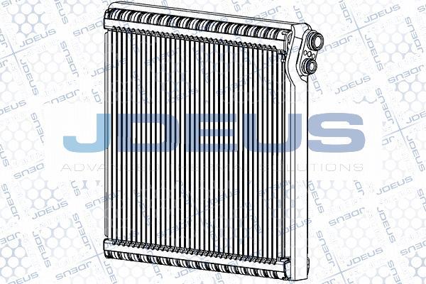 Jdeus RA9111210 - Evaporatore, Climatizzatore autozon.pro