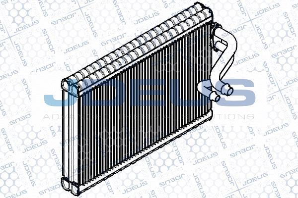 Jdeus RA9210380 - Evaporatore, Climatizzatore autozon.pro