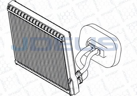 Jdeus RA9231110 - Evaporatore, Climatizzatore autozon.pro