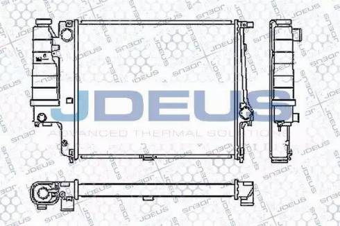 Jdeus RA0050490 - Radiatore, Raffreddamento motore autozon.pro