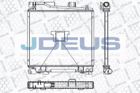 Jdeus RA0050400 - Radiatore, Raffreddamento motore autozon.pro