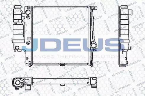 Jdeus RA0050480 - Radiatore, Raffreddamento motore autozon.pro