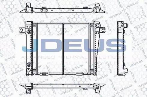 Jdeus RA0050420 - Radiatore, Raffreddamento motore autozon.pro