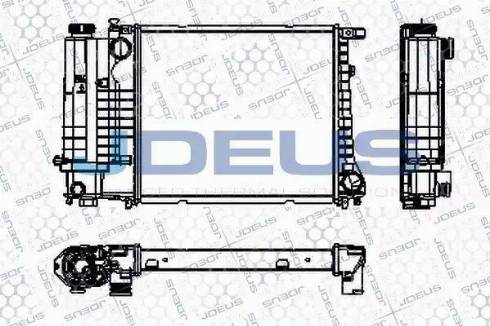 Jdeus RA0050590 - Radiatore, Raffreddamento motore autozon.pro