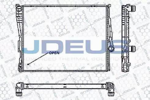 Jdeus RA0050560 - Radiatore, Raffreddamento motore autozon.pro