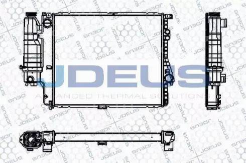 Jdeus RA0050580 - Radiatore, Raffreddamento motore autozon.pro