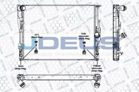 Jdeus RA0050660 - Radiatore, Raffreddamento motore autozon.pro