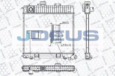 Jdeus RA0050210 - Radiatore, Raffreddamento motore autozon.pro