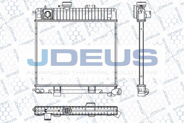 Jdeus RA0050220 - Radiatore, Raffreddamento motore autozon.pro