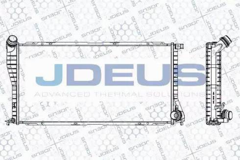 Jdeus RA0050740 - Radiatore, Raffreddamento motore autozon.pro