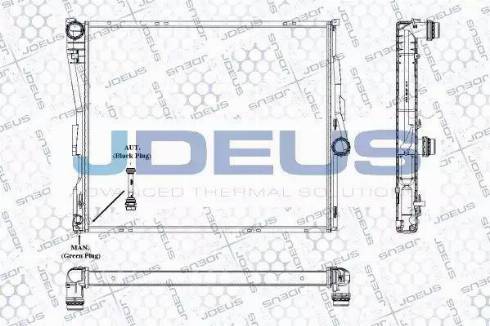 Jdeus RA0050750 - Radiatore, Raffreddamento motore autozon.pro