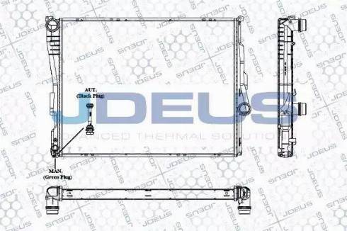 Jdeus RA0050760 - Radiatore, Raffreddamento motore autozon.pro