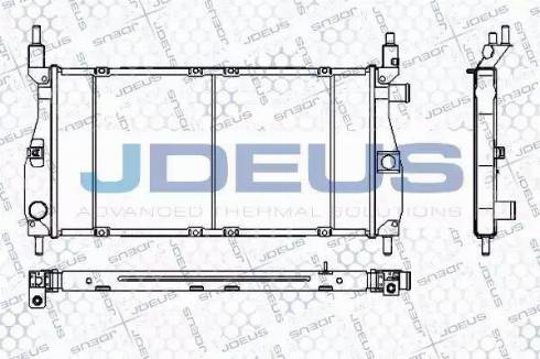 Jdeus RA0020350 - Radiatore, Raffreddamento motore autozon.pro