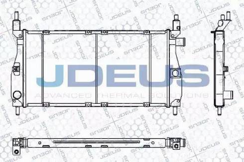 Jdeus RA0020320 - Radiatore, Raffreddamento motore autozon.pro