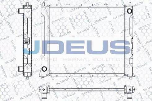 Jdeus RA0020261 - Radiatore, Raffreddamento motore autozon.pro