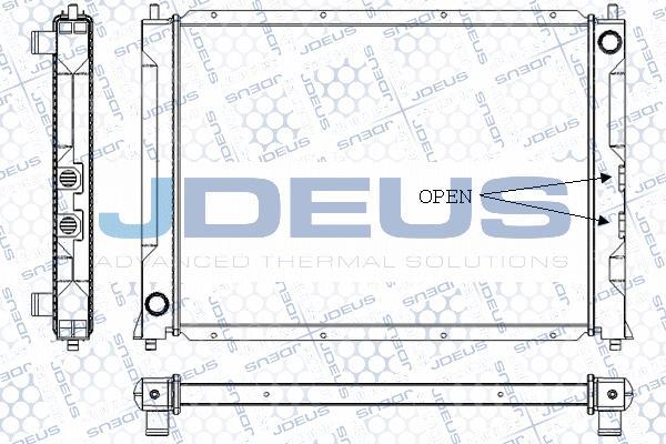 Jdeus RA0020281 - Radiatore, Raffreddamento motore autozon.pro