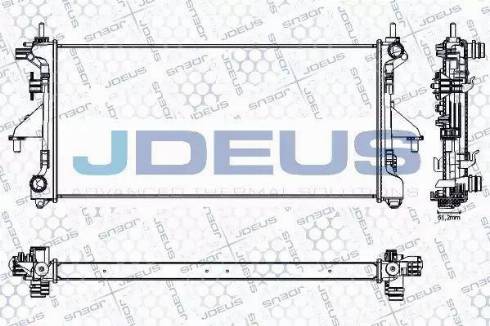 Jdeus RA0070240 - Radiatore, Raffreddamento motore autozon.pro