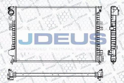 Jdeus RA0070250 - Radiatore, Raffreddamento motore autozon.pro