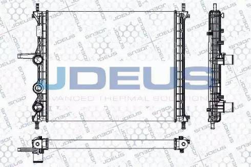 Jdeus RA0110960 - Radiatore, Raffreddamento motore autozon.pro