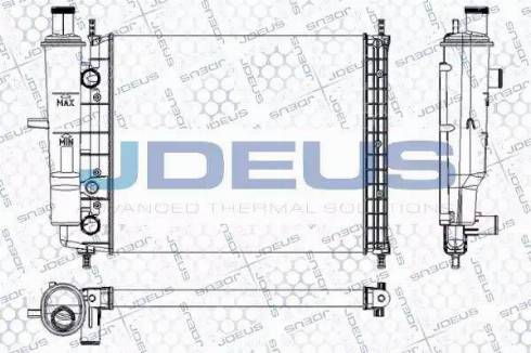 Jdeus RA0110490 - Radiatore, Raffreddamento motore autozon.pro