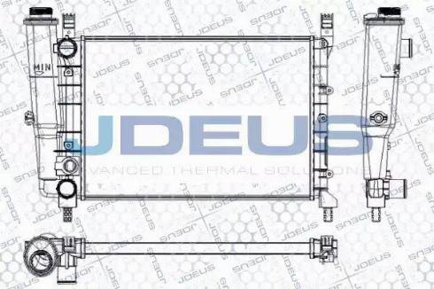 Jdeus RA0110410 - Radiatore, Raffreddamento motore autozon.pro