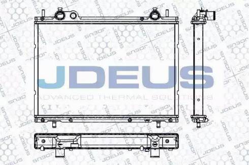 Jdeus RA0110510 - Radiatore, Raffreddamento motore autozon.pro