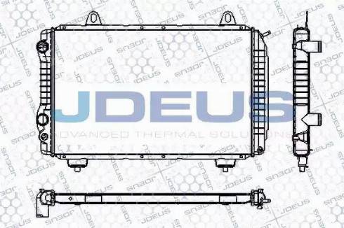 Jdeus RA0110101 - Radiatore, Raffreddamento motore autozon.pro