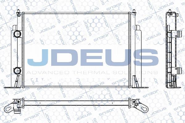 Jdeus RA0110861 - Radiatore, Raffreddamento motore autozon.pro