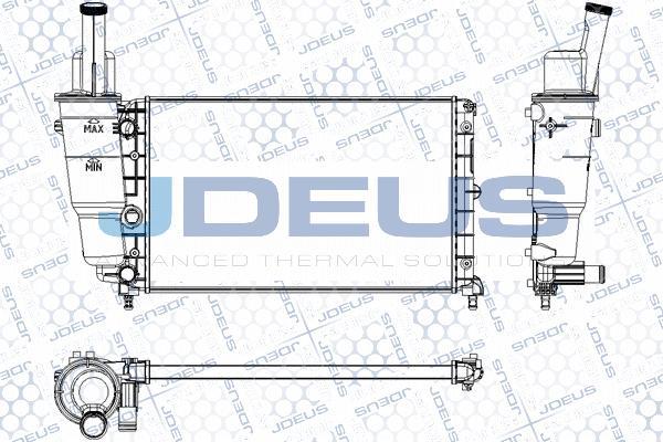 Jdeus RA0110340 - Radiatore, Raffreddamento motore autozon.pro