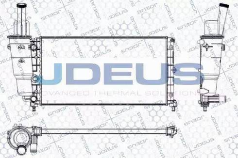 Jdeus RA0110310 - Radiatore, Raffreddamento motore autozon.pro