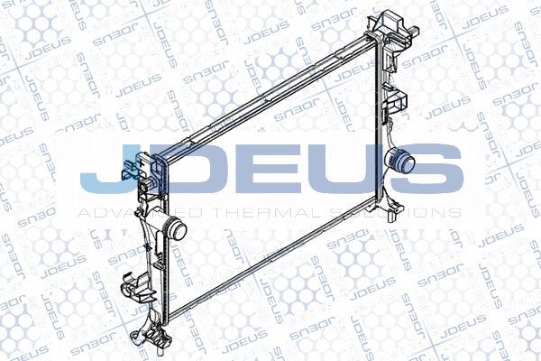 Jdeus RA0111420 - Radiatore, Raffreddamento motore autozon.pro