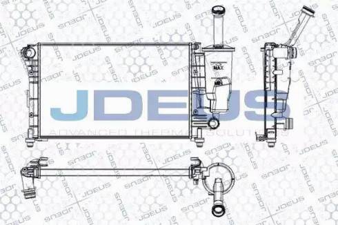 Jdeus RA0111030 - Radiatore, Raffreddamento motore autozon.pro