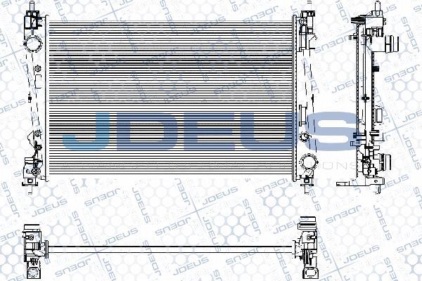 Jdeus RA0111161 - Radiatore, Raffreddamento motore autozon.pro