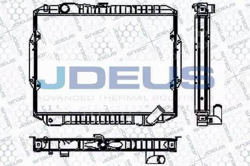 Jdeus RA0180080 - Radiatore, Raffreddamento motore autozon.pro