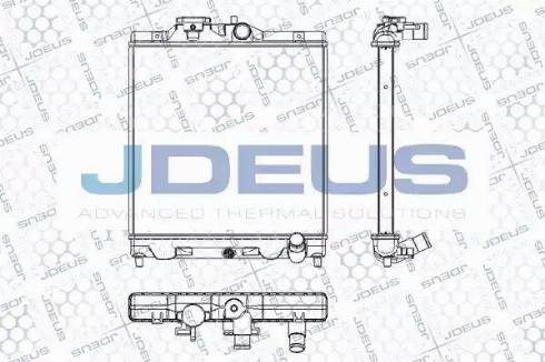 Jdeus RA0130040 - Radiatore, Raffreddamento motore autozon.pro