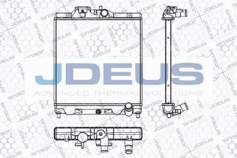 Jdeus RA0130050 - Radiatore, Raffreddamento motore autozon.pro