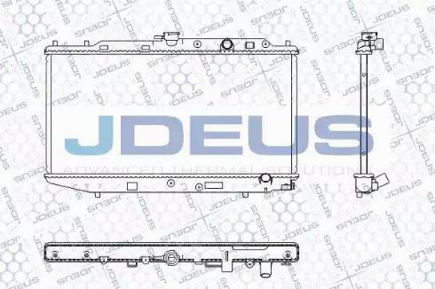 Jdeus RA0130010 - Radiatore, Raffreddamento motore autozon.pro