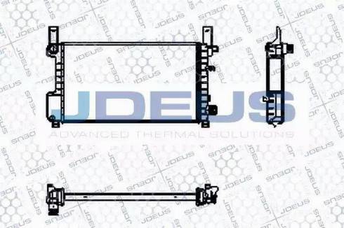 Jdeus RA0120950 - Radiatore, Raffreddamento motore autozon.pro